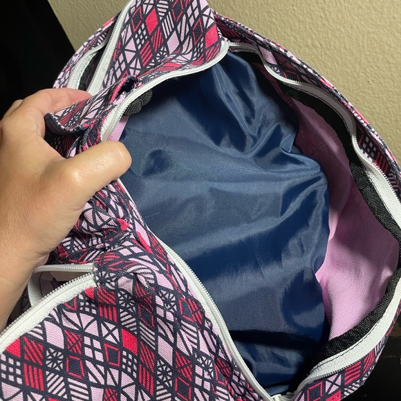 KAVU Women's Rope Pack pink Diamond print Sling pack Backpack - Picture 8 of 11